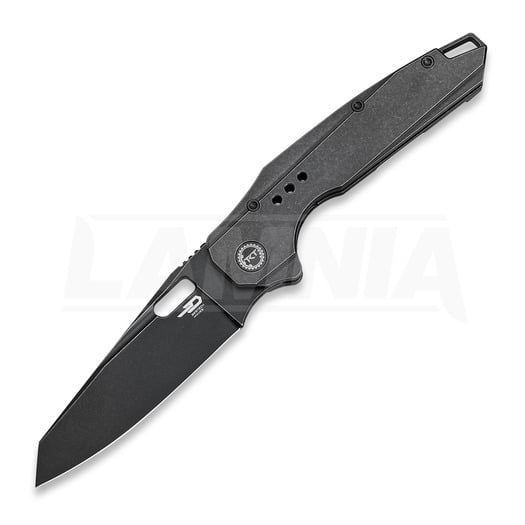 Couteau pliant Bestech Nyxie - Blackwash - Titanium, noir