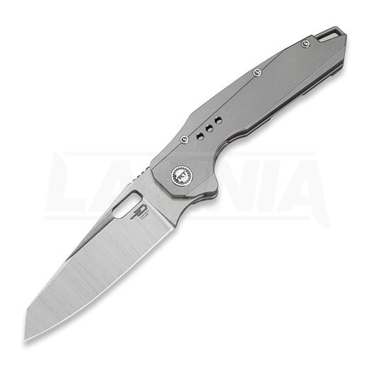 Bestech Nyxie - Satin + Stonewash - Titanium folding knife