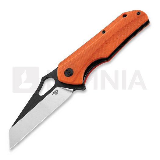 Nóż składany Bestech Operator - Blackwash + Satin - G10, pomarańczowa