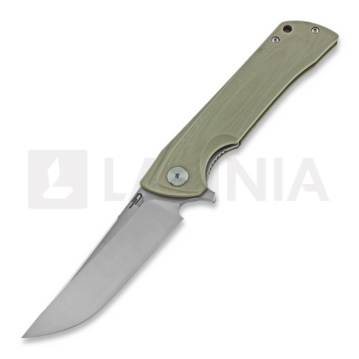 Bestech Paladin - Stonewash + Satin - G10 foldekniv, beige