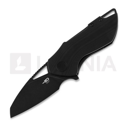 Nóż składany Bestech Riverstone - Blackwash - G10, czarny