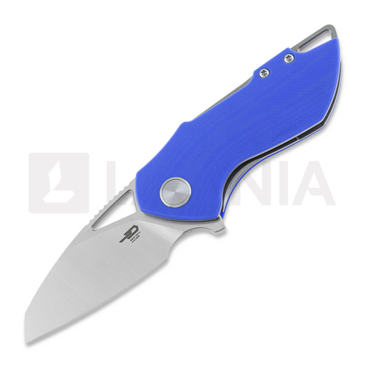 Bestech Riverstone - Satin - G10 kääntöveitsi, sininen