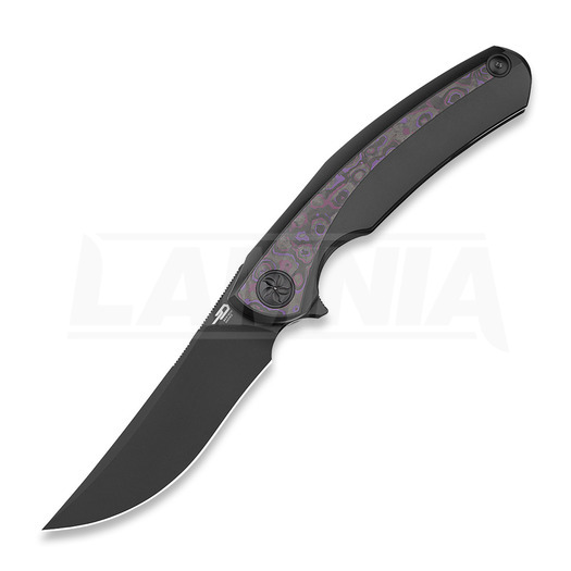 Nóż składany Bestech Sambac - PVD - Titanium + Fat Carbon