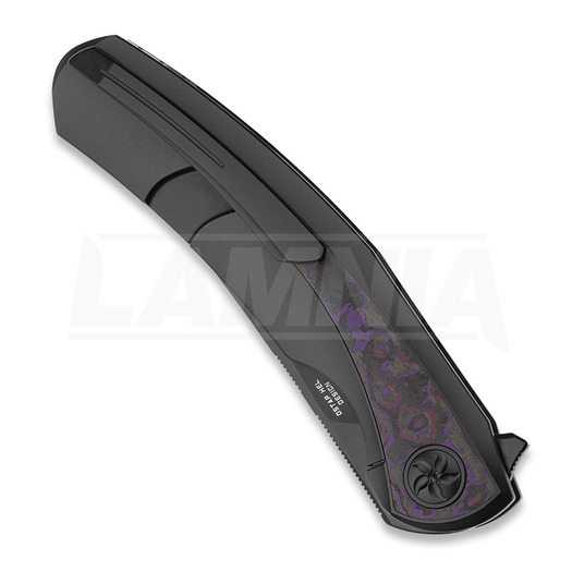 Coltello pieghevole Bestech Sambac - PVD - Titanium + Fat Carbon