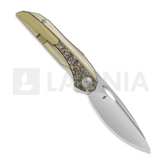 Bestech Senu - Hand Rrubbed Satin - Titanium w/Fat Carbon sulankstomas peilis