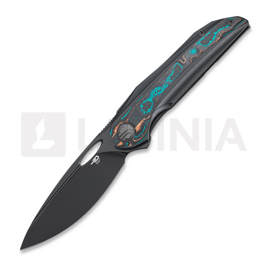 Liigendnuga Bestech Senu - PVD - Titanium w/Camo CF