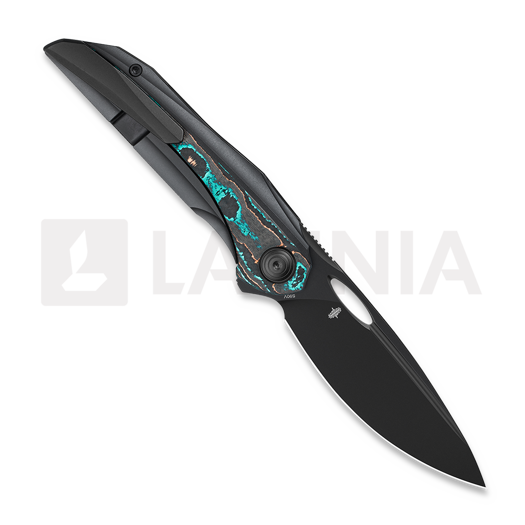 Coltello pieghevole Bestech Senu - PVD - Titanium w/Camo CF