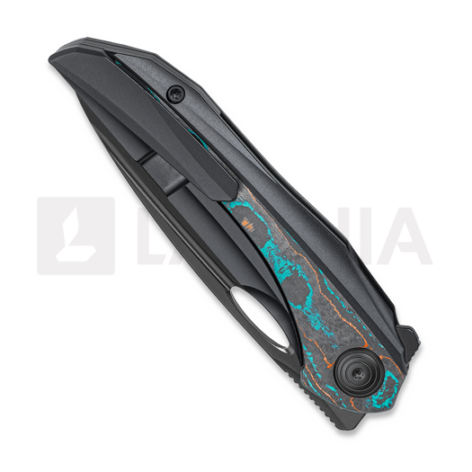 Bestech Senu - PVD - Titanium w/Camo CF sulankstomas peilis