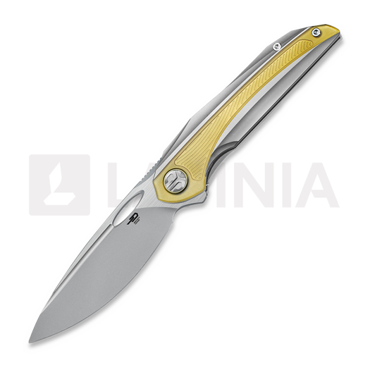 Складной нож Bestech Senu - Stonewash + Satin - Titanium w/Ultem