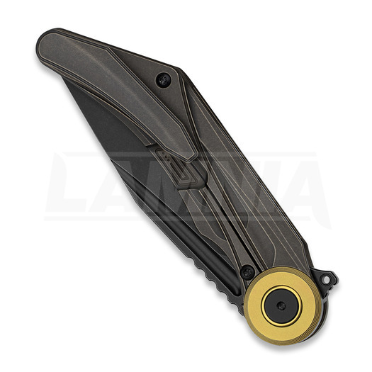 Bestech Seraph - Blackwash - Titanium sulankstomas peilis, bronzed