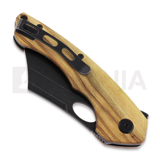 Bestech Skirmish - Blackwash - Olivewood sulankstomas peilis