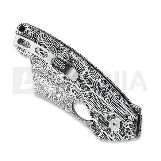 Bestech Skirmish - Damascus - G10, juoda, balta