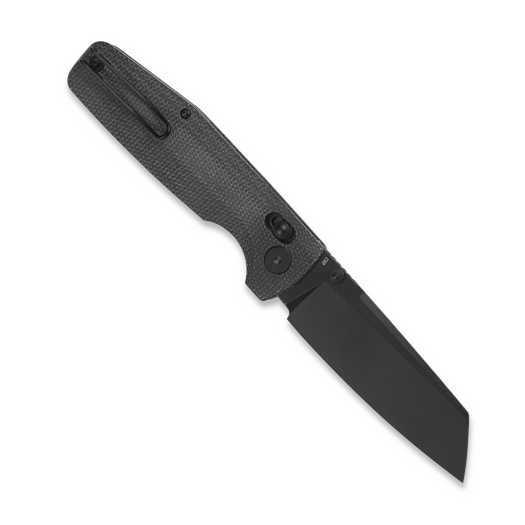 Bestech Slasher - Blackwash - Micarta, musta