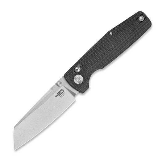 Bestech Slasher - Stonewash - Micarta, fekete