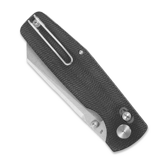 Bestech Slasher - Stonewash - Micarta, musta