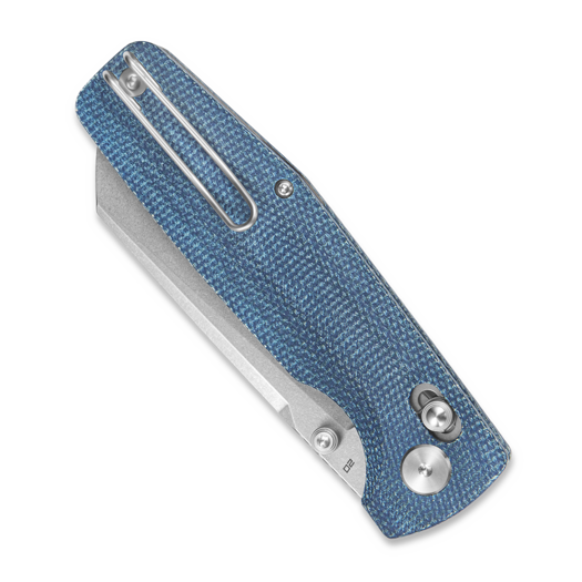 Bestech Slasher - Stonewash - Micarta, mėlyna
