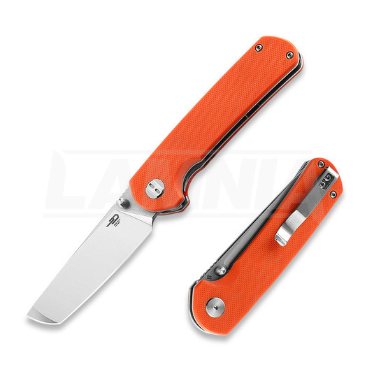 Navaja Bestech Sledgehammer - Satin + Stonewash - G10, naranja