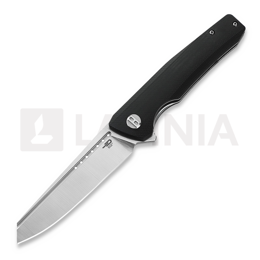 Bestech Slyther, Black G-10, Stonewash/Satin