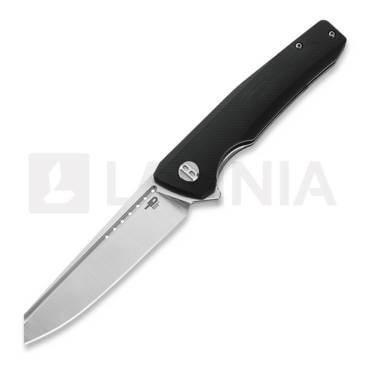 Bestech Slyther, Black G-10, Stonewash/Satin