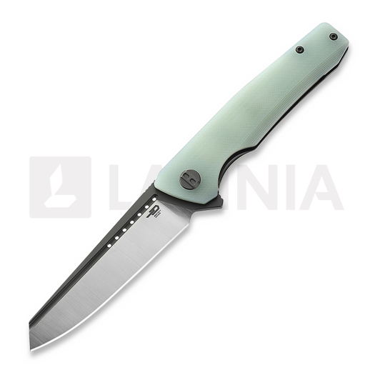 Bestech Slyther - Grey + Satin - G10, jade
