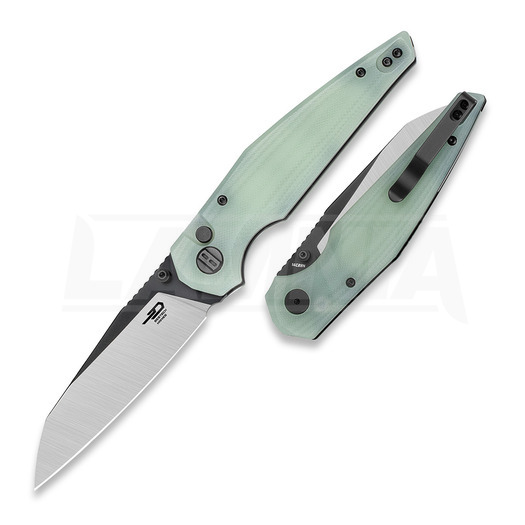 Nóż składany Bestech Snakebird - Satin + PVD - G10, jade