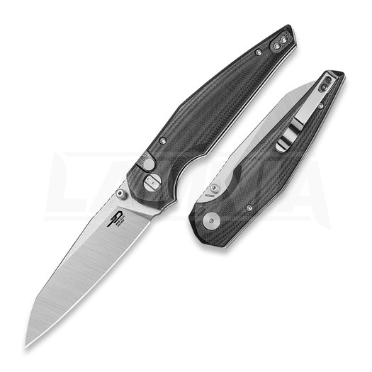 Nóż składany Bestech Snakebird - Satin + Stonewash - G10, czarny