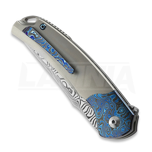 Coltello pieghevole Bestech Supernova - Damasteel - Titanium + Zirconium Timascus
