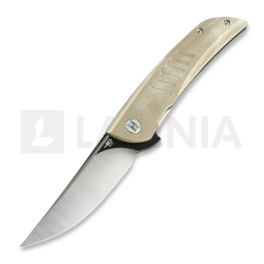มีดพับ Bestech Swift - Blackwash + Satin - Micarta, beige