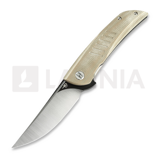 Nóż składany Bestech Swift - Blackwash + Satin - Micarta, beige