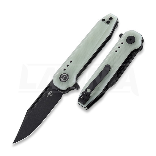 Coltello pieghevole Bestech Syntax - Blackwash - G10, jade