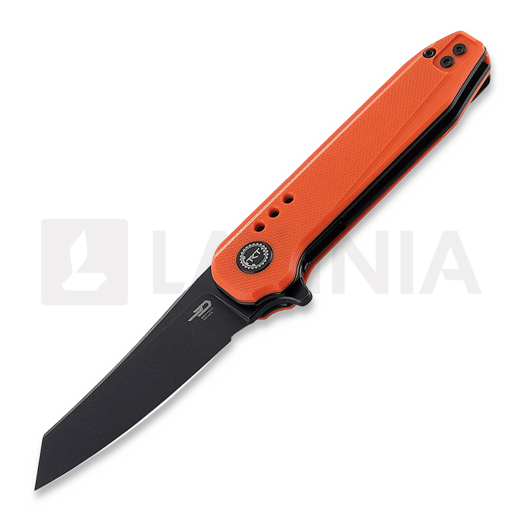 Bestech Syntax - Blackwash - G10 fällkniv, orange