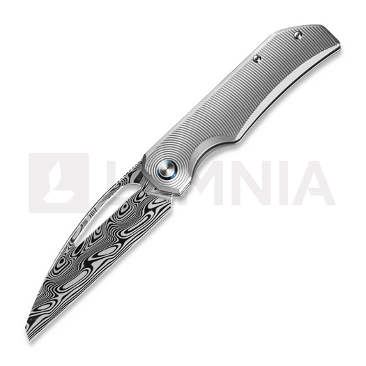 Складний ніж Bestech Taipan - Damasteel - Titanium, сірий