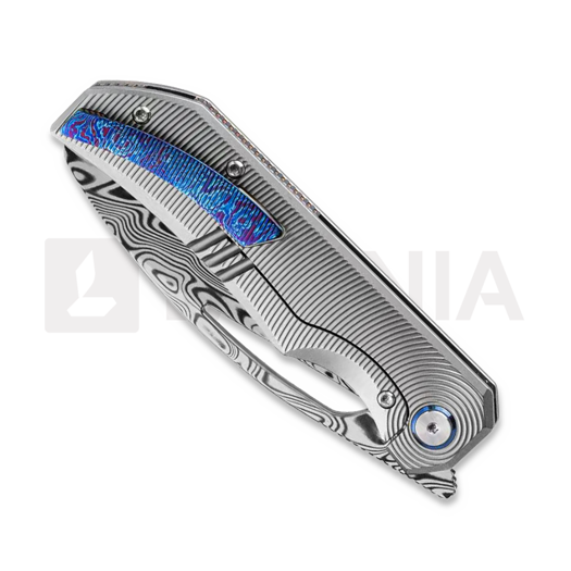 Liigendnuga Bestech Taipan - Damasteel - Titanium, hall