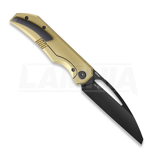 Bestech Taipan - PVD - Titanium sulankstomas peilis, bronzed