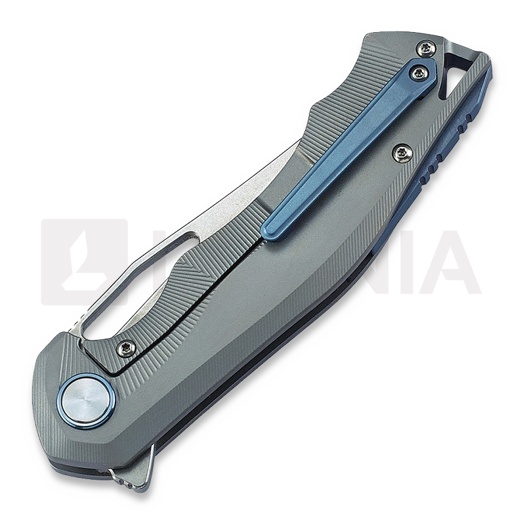 Bestech Tercel - Stonewash - Titanium sulankstomas peilis, pilka