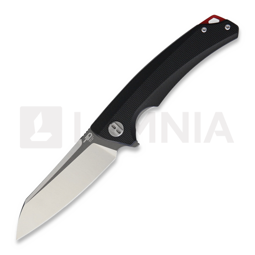 Bestech Texel - Grey + Satin - G10 kääntöveitsi, musta