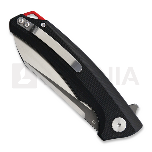 Bestech Texel - Grey + Satin - G10 folding knife, black