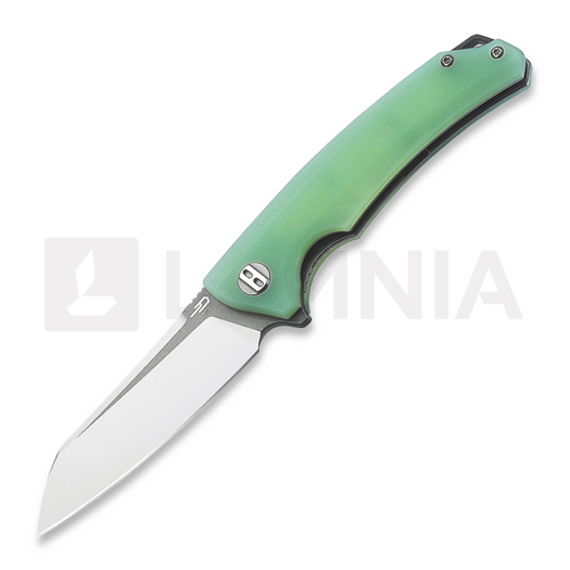 Bestech Texel - Grey + Satin - G10 összecsukható kés, jade