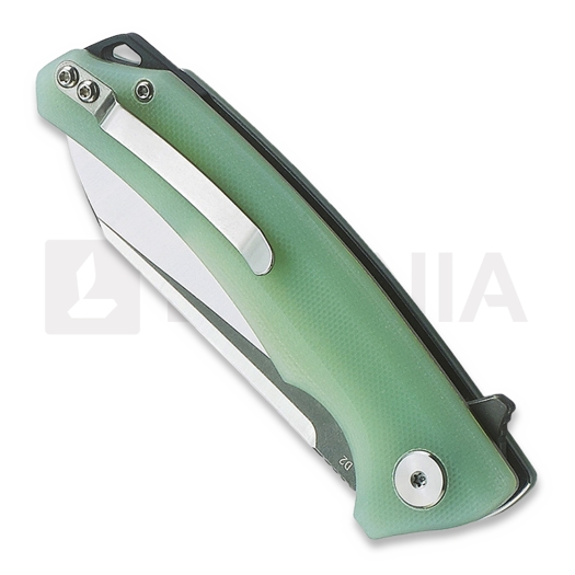 Briceag Bestech Texel - Grey + Satin - G10, jade