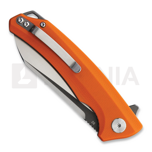 Bestech Texel - Grey + Satin - G10 sulankstomas peilis, oranžinėnge