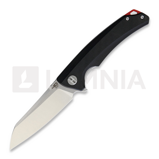 Bestech Texel - Stonewash + Satin - G10 Taschenmesser, schwarz