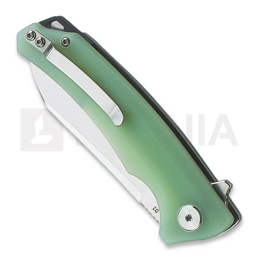 Bestech Texel - Stonewash + Satin - G10 folding knife, jade