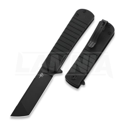 Bestech Titan - Blackwash - G10 összecsukható kés, fekete