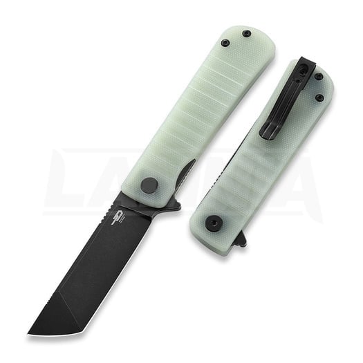 Navaja Bestech Titan - Blackwash - G10, jade
