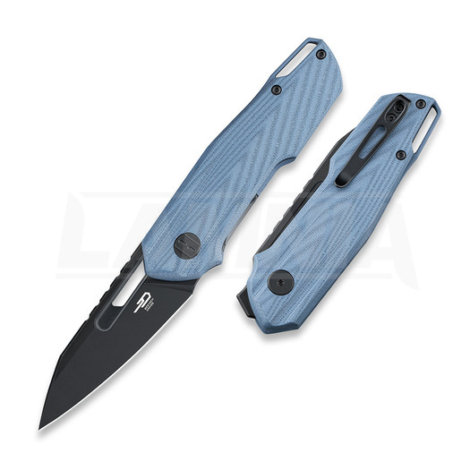 Navaja Bestech Toddler - Blackwash - G10, azul