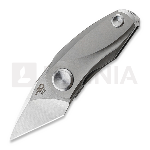 Bestech Tulip FL - Stonewash + Satin - Titanium סכין מתקפלת, אפור
