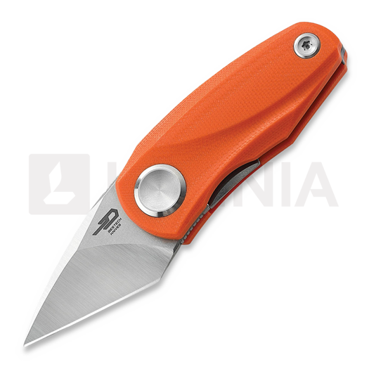 Bestech Tulip - Stonewash + Satin - G10 fällkniv, orange