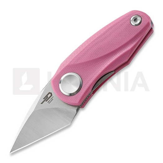 Nóż składany Bestech Tulip - Stonewash + Satin - G10, pink