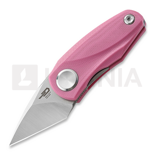 Navalha Bestech Tulip - Stonewash + Satin - G10, pink