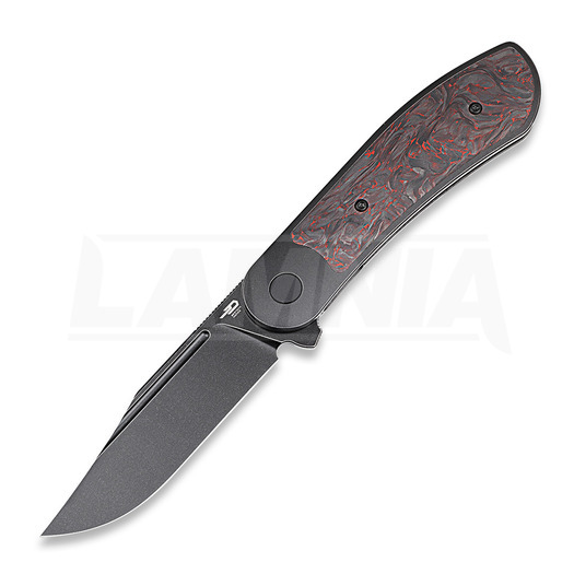 Nóż składany Bestech Vestige - Blackwash - Red Marble CF